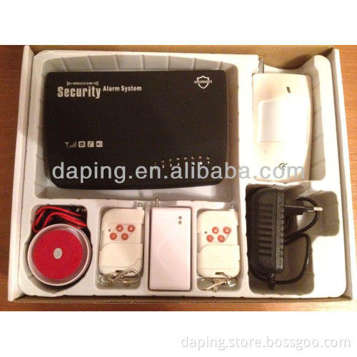 high quality gsm wireless home burglar security alarm system with russian user manual